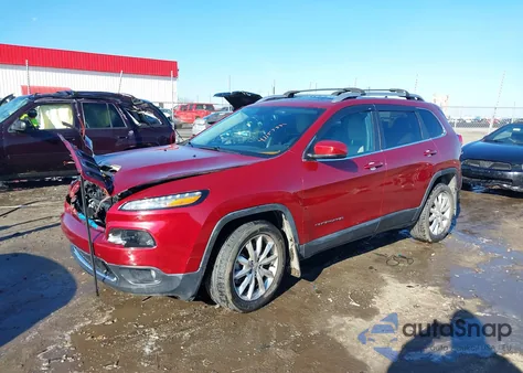 2015 Jeep Cherokee Limited from USA, damaged, VIN 1C4PJLDS5FW554343